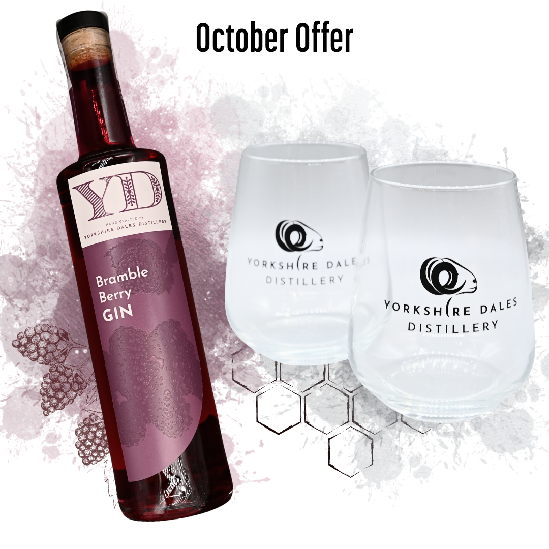 Bramble Berry Gin: A Fruity Yorkshire Classic + Pair of Tumblers